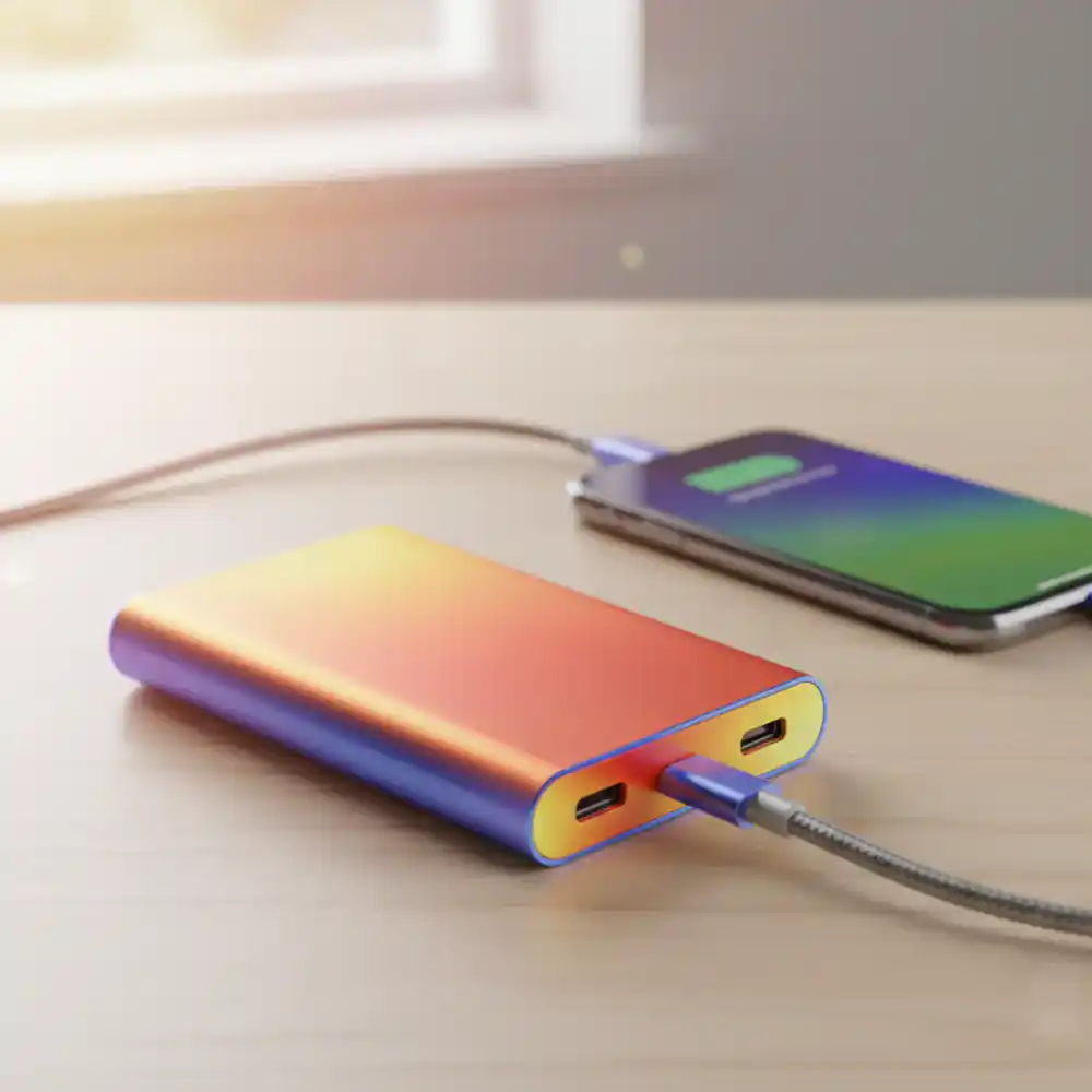 Power bank thermal image